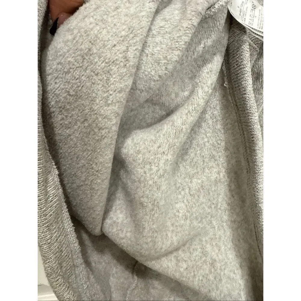 Banana Republic gray quarter zip sweater M